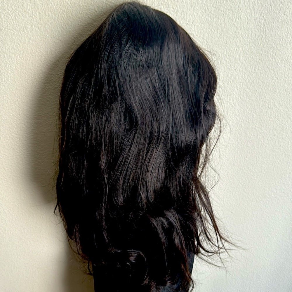 100 percent natural hair 20” women’s wig.